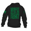 Grunt Style Women's Whiskey Makes Me Frisky Hoodie - Black hoodies