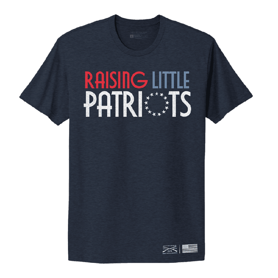 Women's Raising Little Patriots Boyfriend Fit T-Shirt - Midnight Navy ...