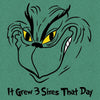 Grunt Style Grinch Grows Long Sleeve - Heather Forest Green ls tees