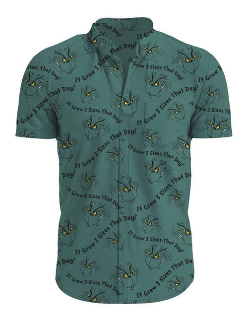 Grinch Grows Button Down
