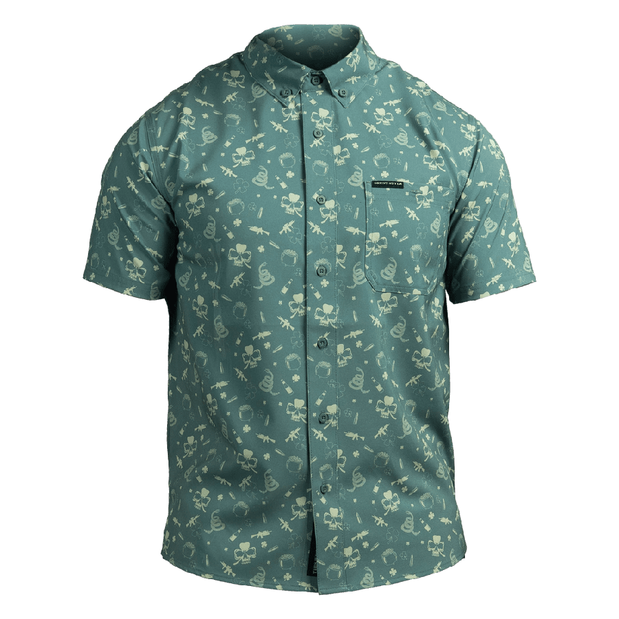 Men's Commander Button Down - Locked & Lucky – Grunt Style, LLC
