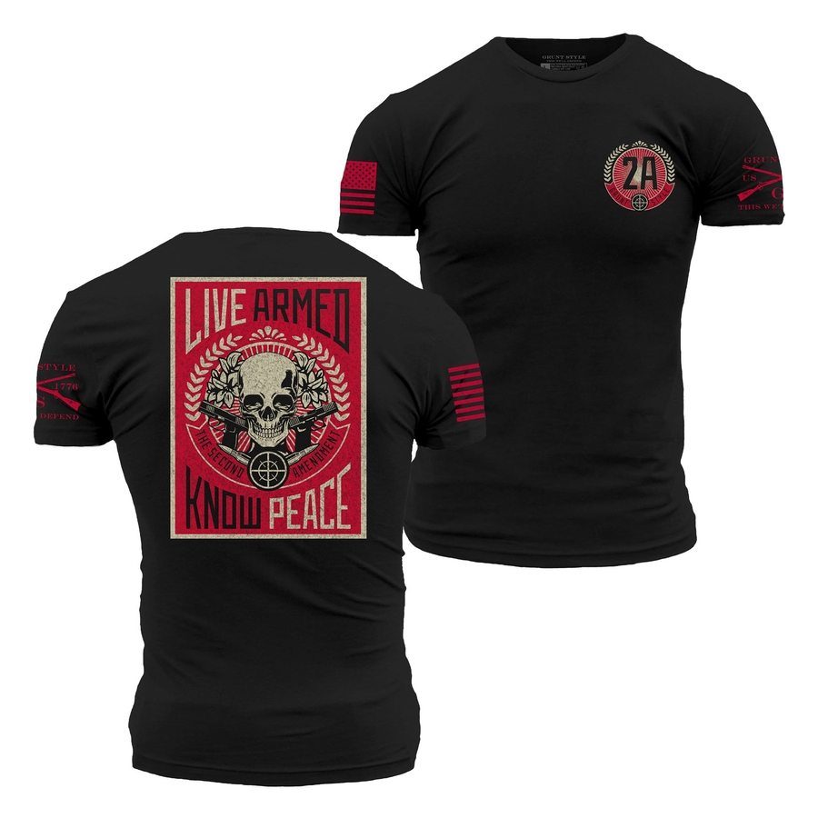 T-shirt Unisex 2ND AMENDMENT HOMELAND SECURITY – Taille M – Noir – TS304