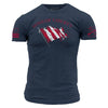 Grunt Style Sons Of Liberty 1767 Flag T-Shirt - Midnight Navy T-Shirt