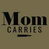 Grunt Style Women's Mom Carries V-Neck - Military Green Artwork