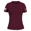 Grunt Style Basic T-Shirt Women's Slim Fit - Maroon Web Ready