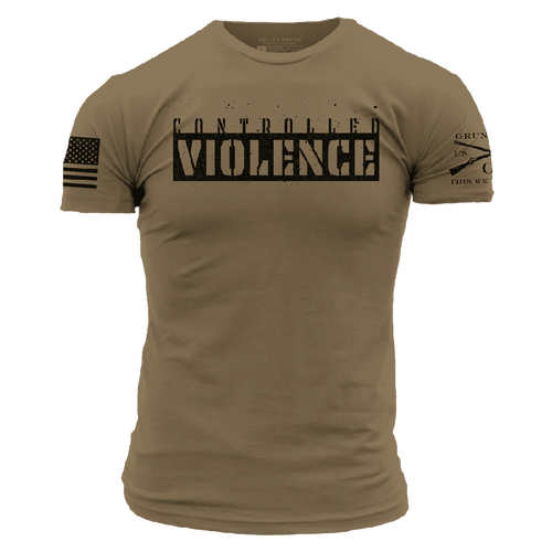 Controlled Violence T-Shirt - Combat Green