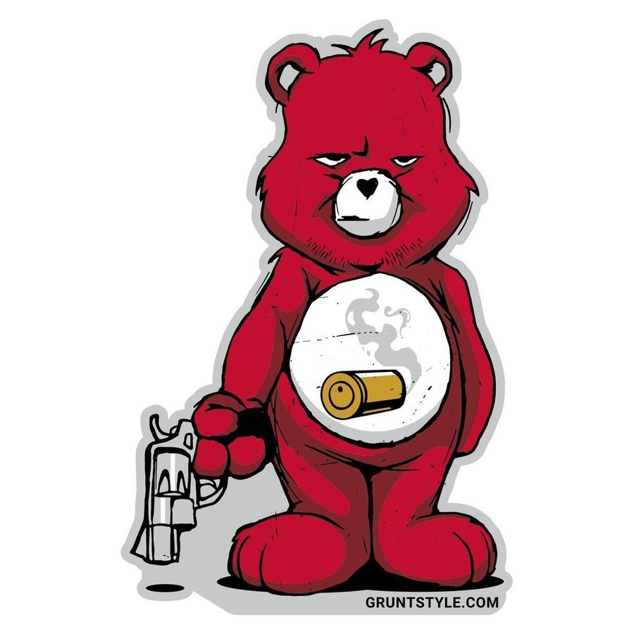 Bang Bear Sticker – Grunt Style, LLC