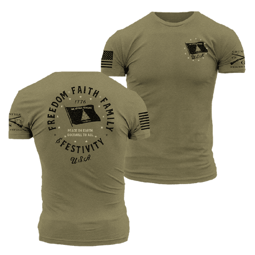 Festivity T-Shirt - Military Green