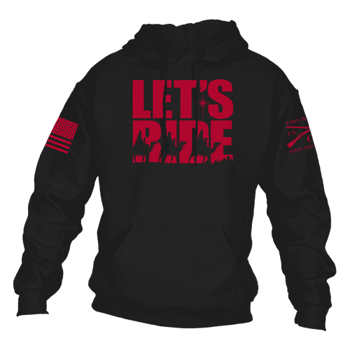 Let's Ride Hoodie - Black
