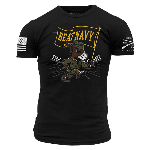 Beat Navy T-Shirt - Black