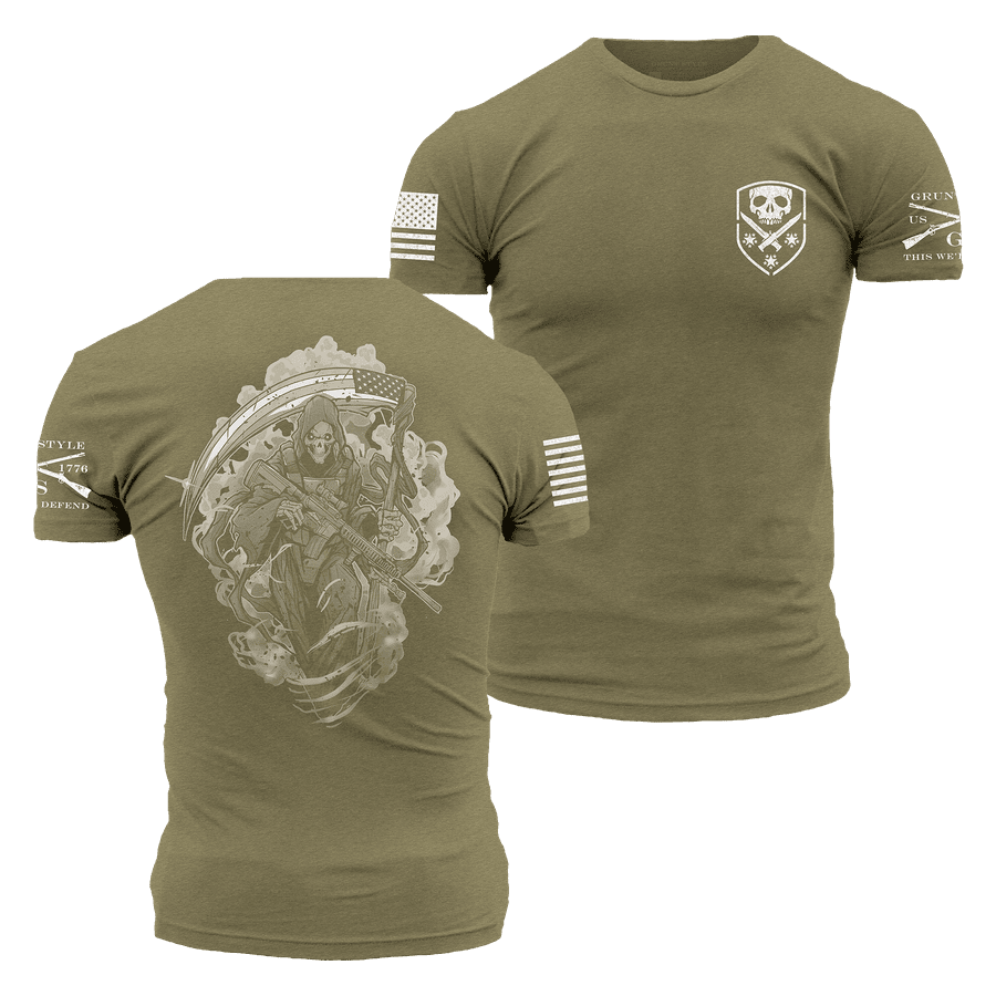 Reaper's Fury T-Shirt - Military Green