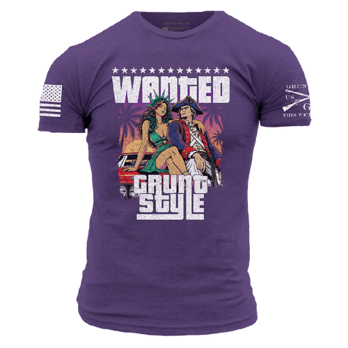 Wanted T-Shirt - Purple Rush