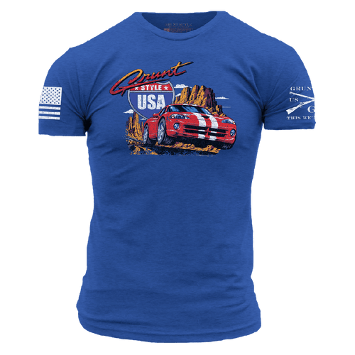 Grunt Style USA T-Shirt - Royal