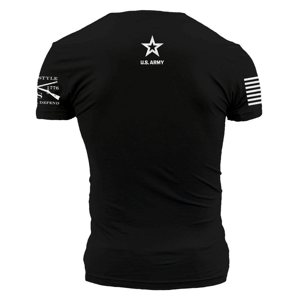 Grunt Style T-shirt - Army American Heroes T-Shirt - Black