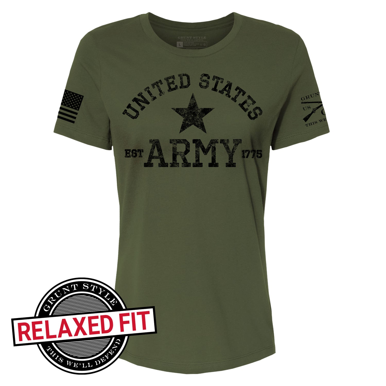 Army Shirt for Women - relaxed Fit 