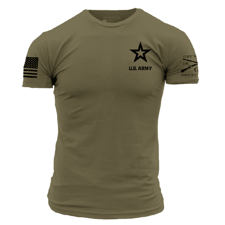 Army Shirt Hit The Ground Running Grunt Style, LLC