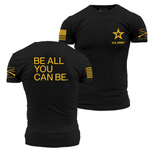 Army Be All You Can Be T-Shirt - Black
