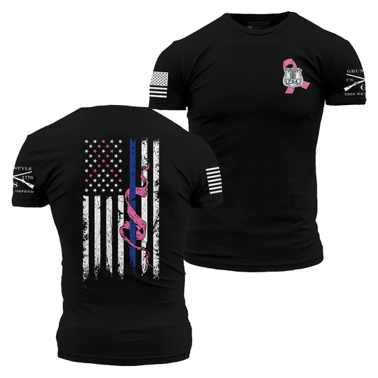 White Plains PBA Breast Cancer Awareness Fundraiser Mens Shirt