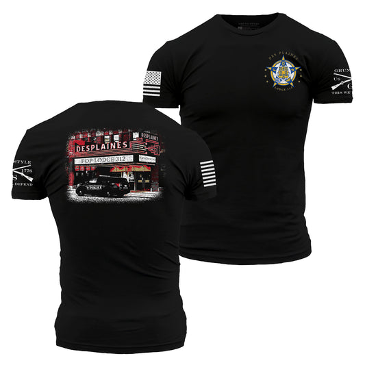 Des Plaines Police FOP Lodge 312 Men's T-Shirt