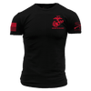 USMC - Bound In Blood T-Shirt - Black