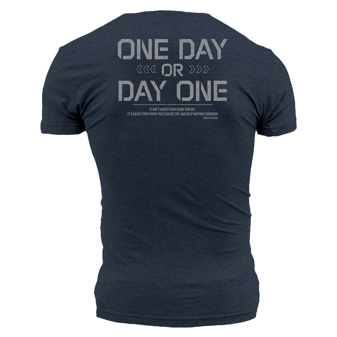 It's Nate - One Day Or Day One T-Shirt - Midnight Navy