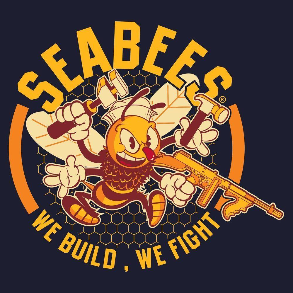 Seabees US Navy Shirt We Build, We Fight Grunt Style, LLC