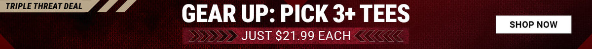 Triple Threat Deal: Gear up – pick 3+ tees, just $21.99 each