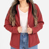 Grunt Style Women's Soft Shell Jacket - Red Plum