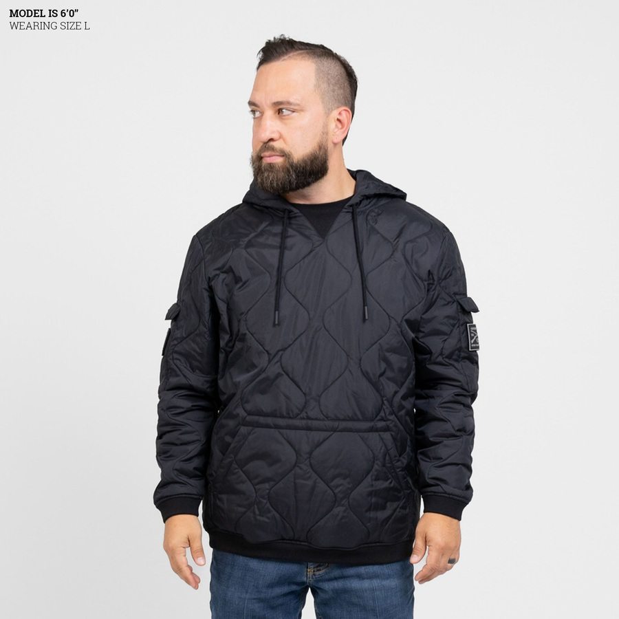 Grunt Style Tac Woobie Pullover Hoodie - Black