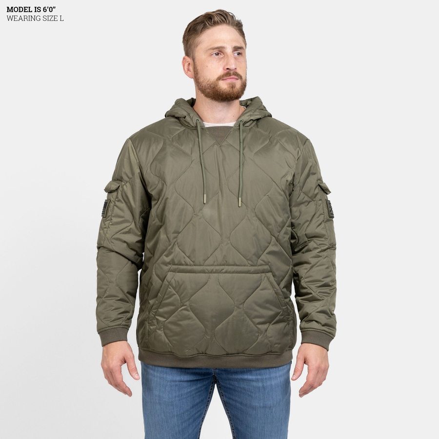 Grunt Style Tac Woobie Pullover Hoodie - Military Green