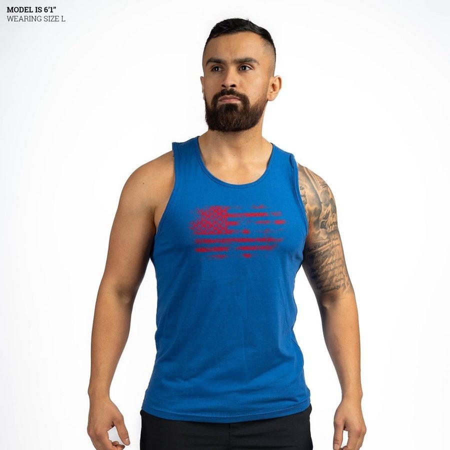 Men's Vintage American Tank - Royal – Grunt Style, LLC