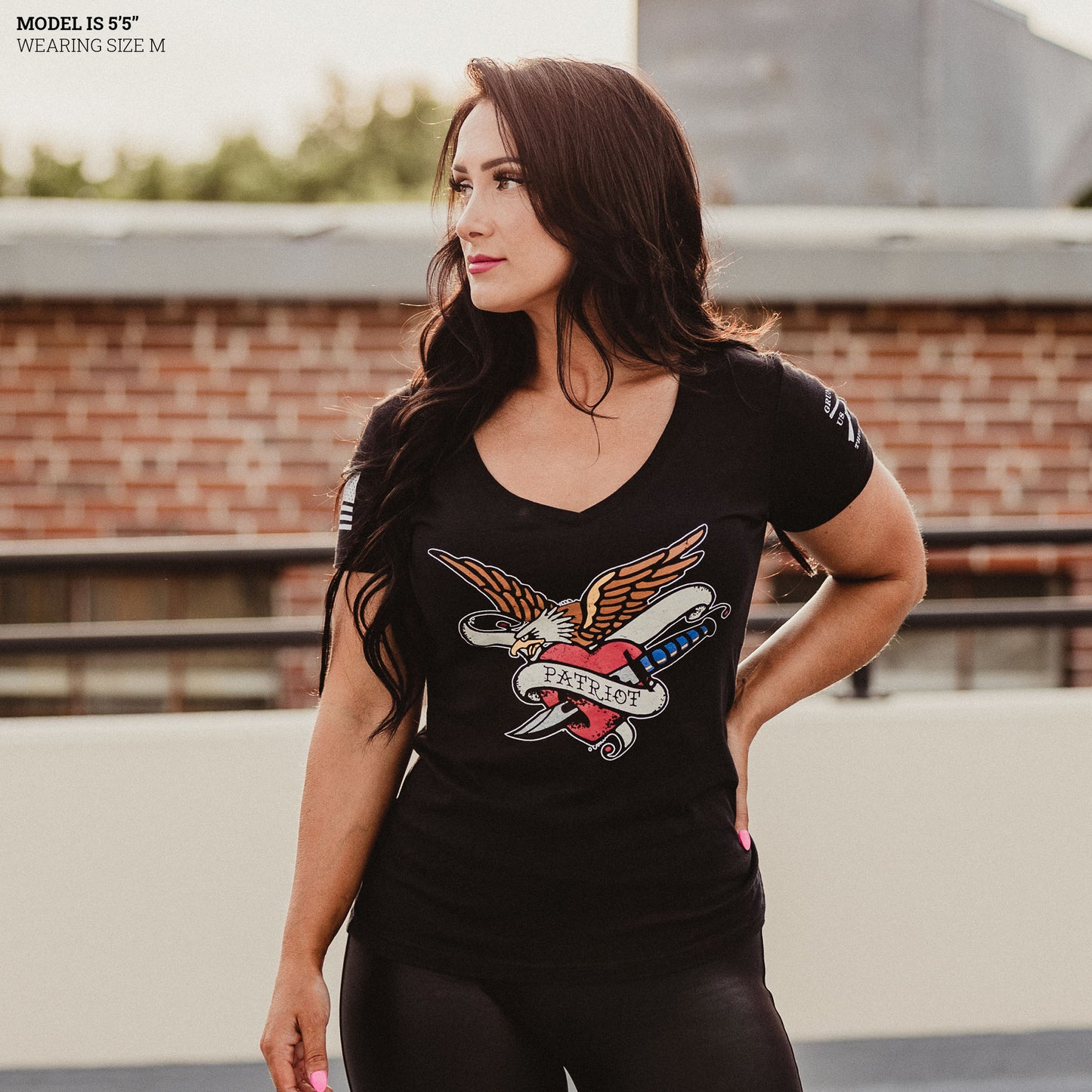Patriotic Tops for Women - Patriot American Flag Shirt