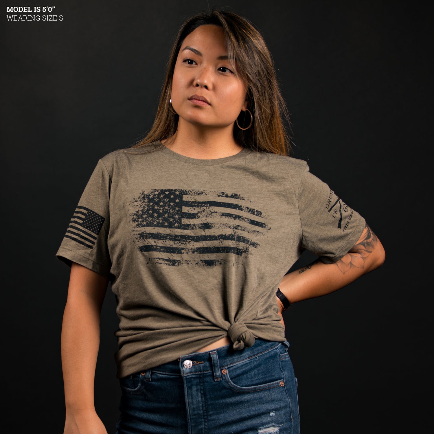 Patriotic Shirt for Women  - American Flag 