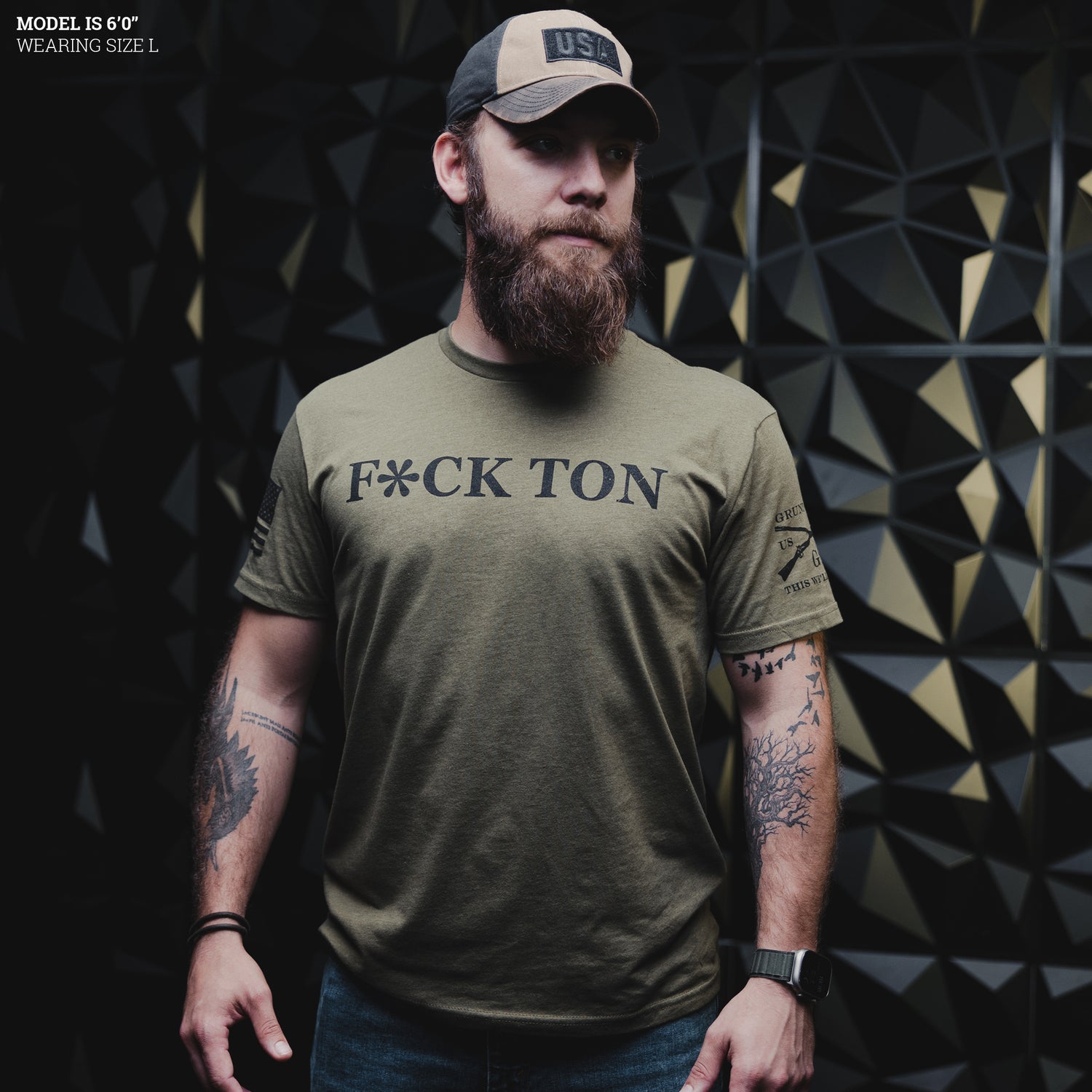 Military Shirt - Military Slang Fuck Ton