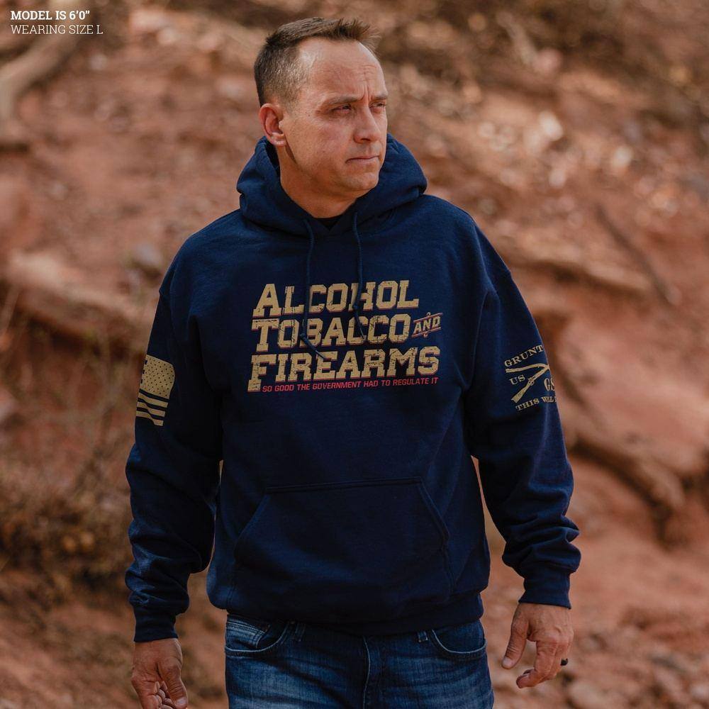A.T.F. Gun Hoodies Patriotic Hoodie Grunt Style, LLC