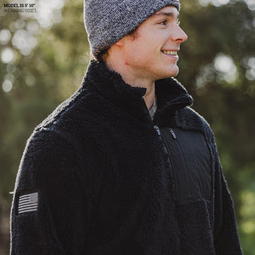Men's Standard Issue Sherpa Fleece - Black