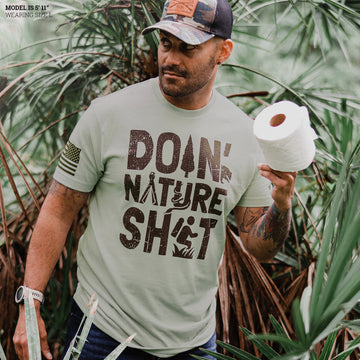 Doin' Nature Sh*t T-Shirt - Light Sage
