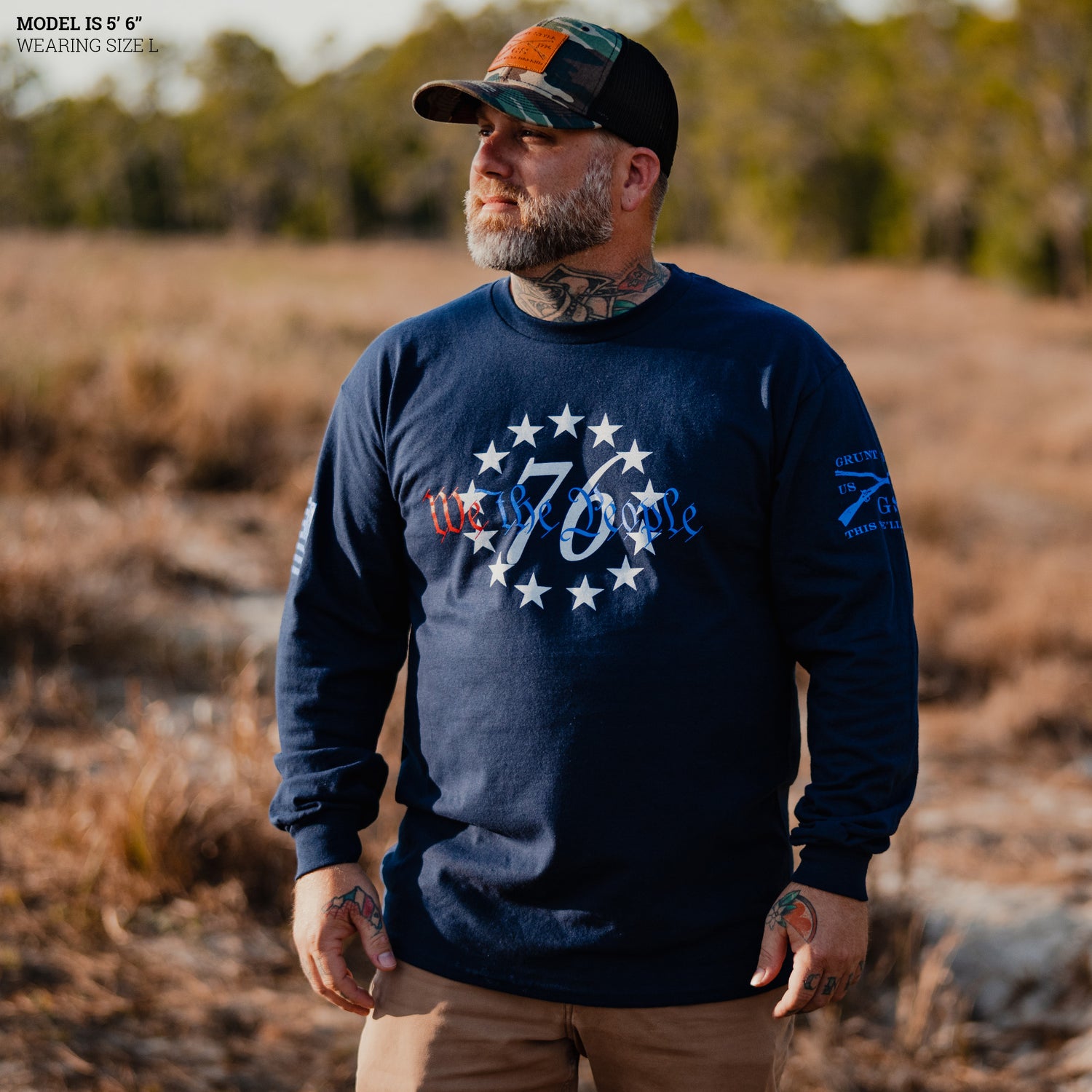 Patriotic Shirts - We the People Long Sleeve 