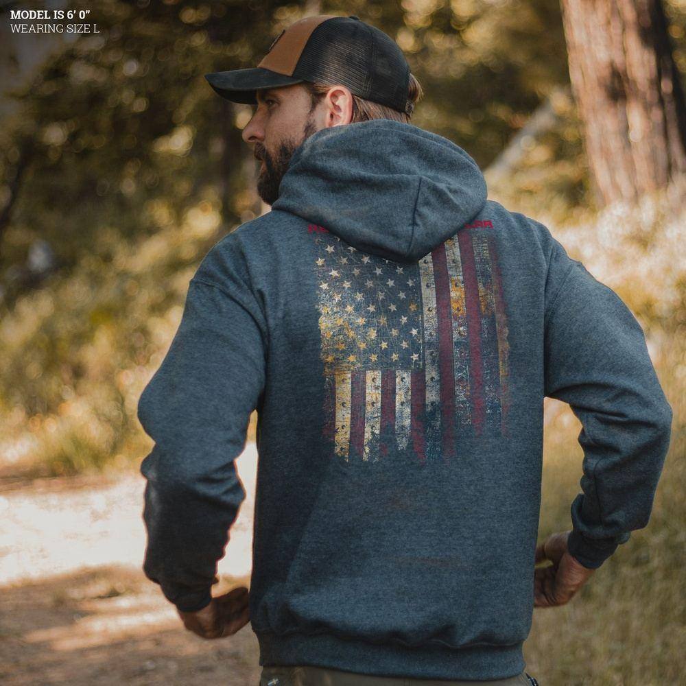 Patriotic sweatshirt from Grunt Style.