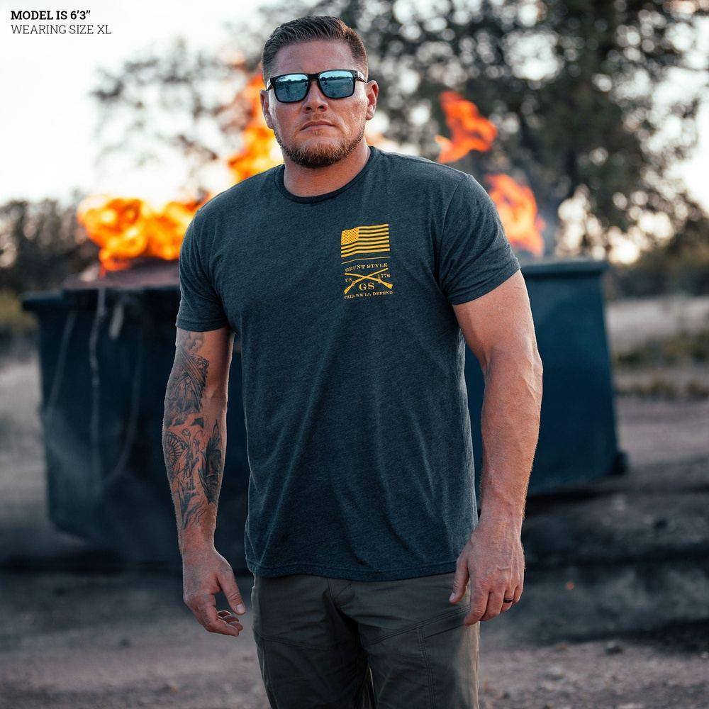 Dumpster Fire T-Shirt - Midnight Navy