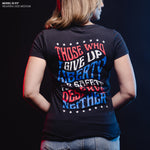 4th of july shirts for women - liberty v-neck 