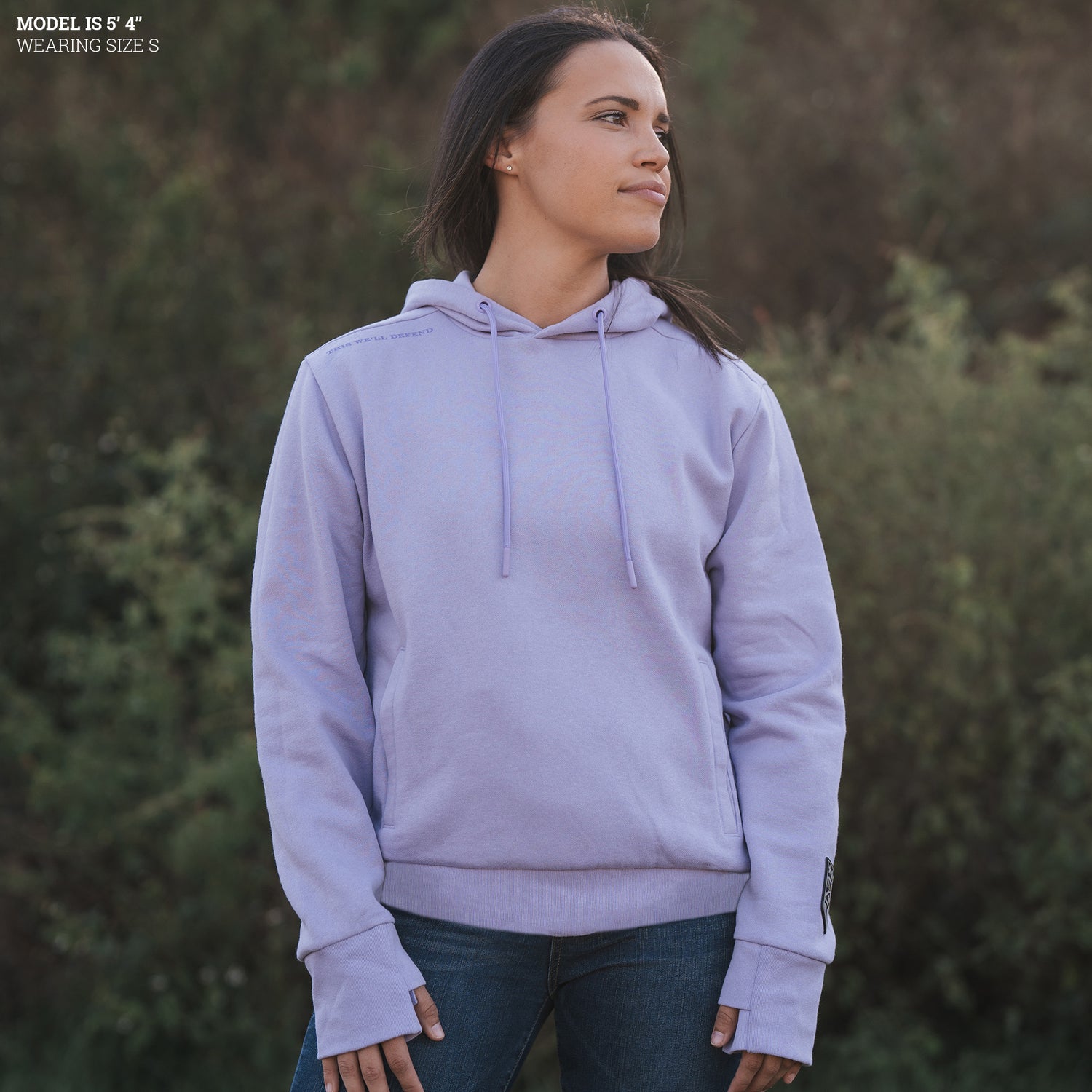 Moisture-Wicking Women's Purple Athletic Hooded Sweatshirt