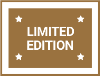 Sign with 'LIMITED EDITION' text on a brown background