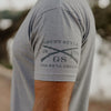 Grunt Style Freedom Flag T-Shirt - Dark Heather Gray T-Shirt