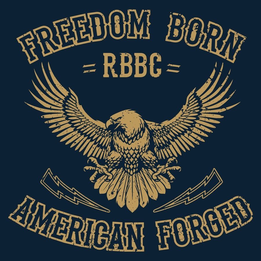 Grunt Style American Forged T-Shirt - Midnight Navy artwork