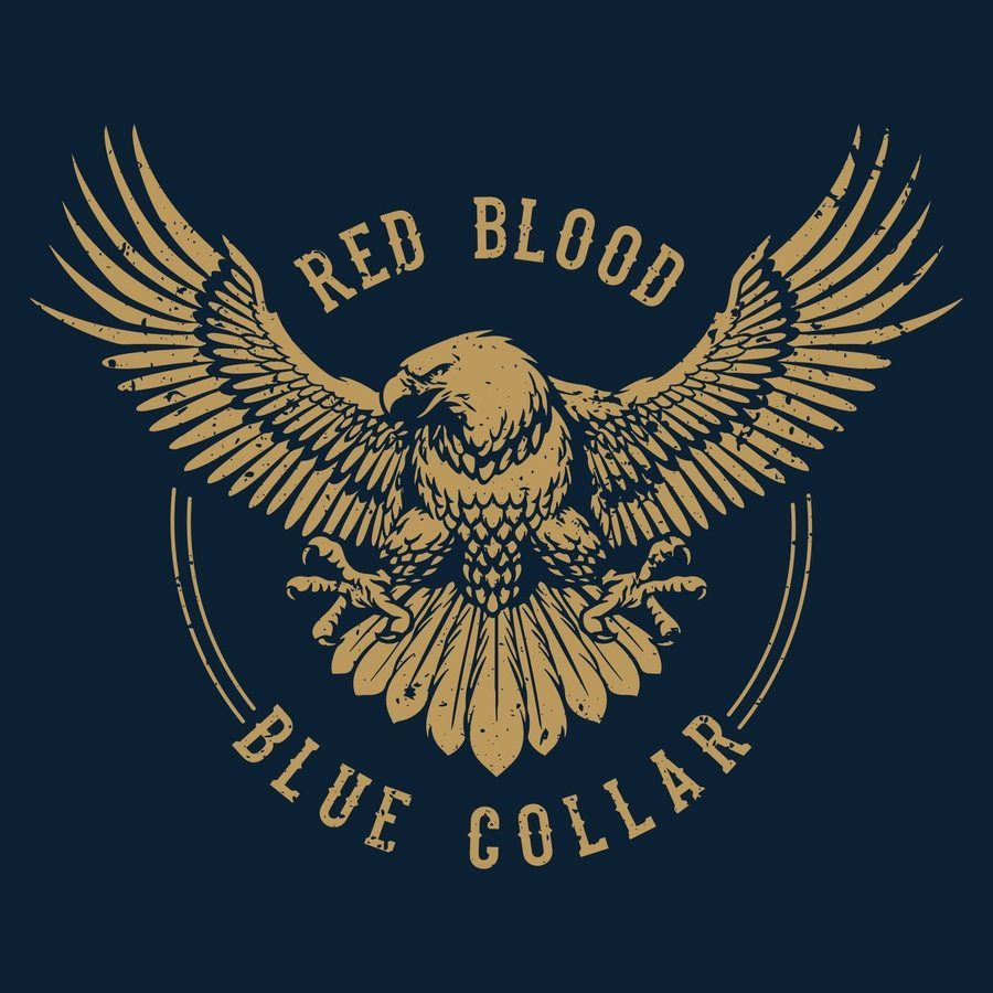 Grunt Style American Forged T-Shirt - Midnight Navy artwork