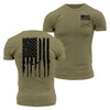Grunt Style Rifle Flag 2.0 T-Shirt - Military Green T-Shirt