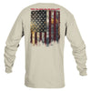 Grunt Style Red Blood Blue Collar™ Long Sleeve - Sand ls tees