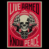 Grunt Style Live Armed T-Shirt - Black artwork