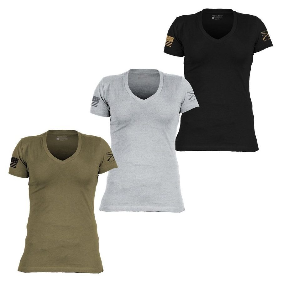 Basic T-Shirt Women's V-Necks 3-Pack – Grunt Style, LLC
